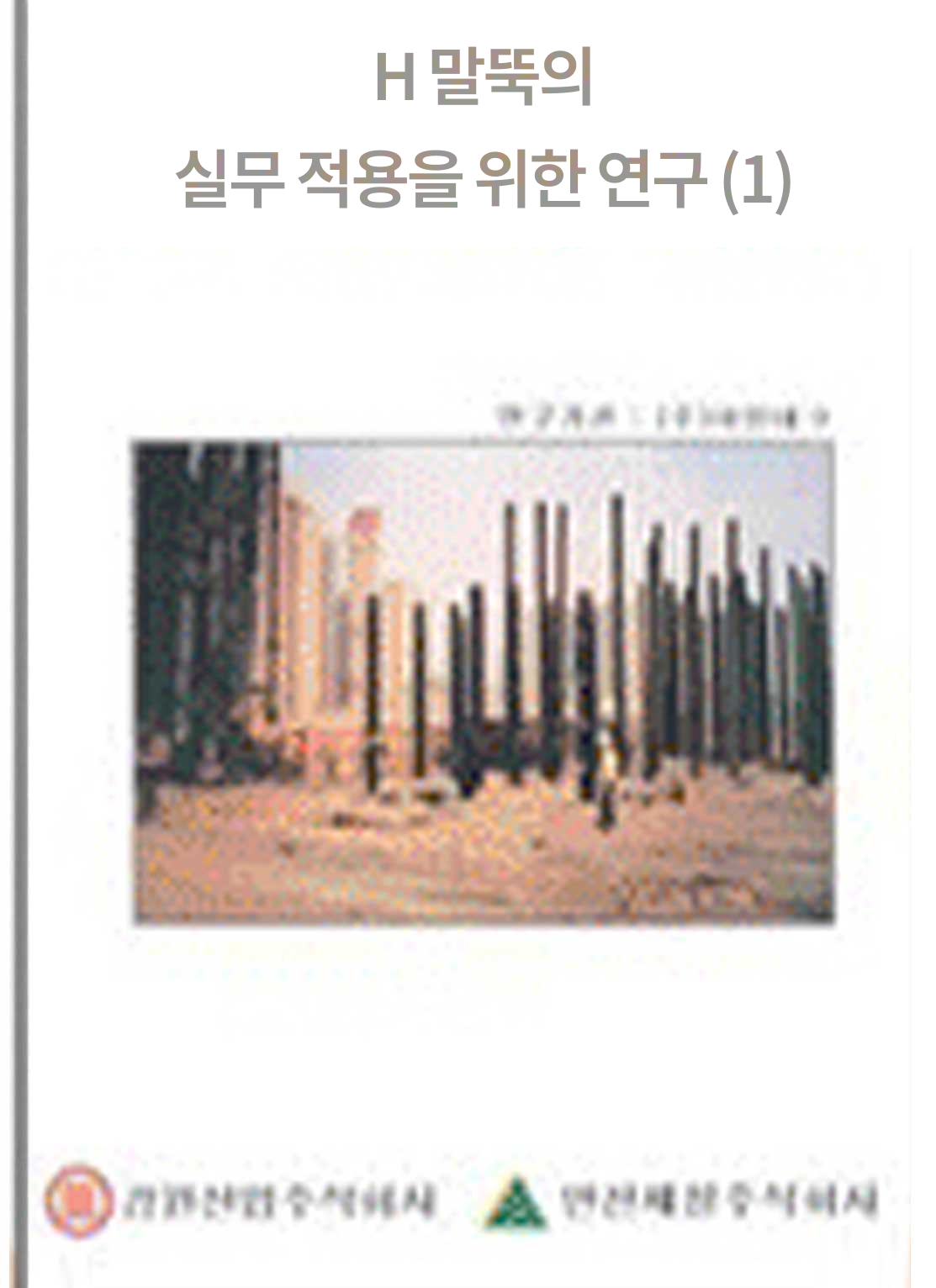 언더피닝 및 난공사지역에서 적용가능한 말뚝공법 개발